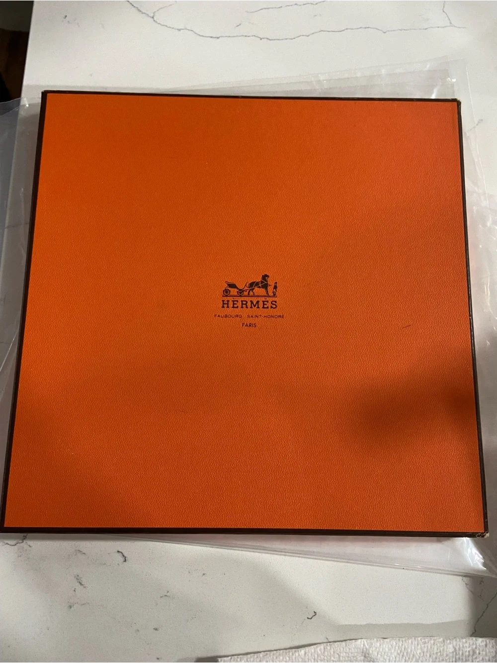 Vintage Hermès 10” Carré 90 Holiday Box – Joyeux Noël Bonne Année – Rare